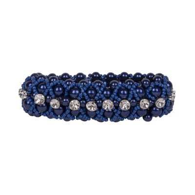 Diamond Scrunchie - Navy