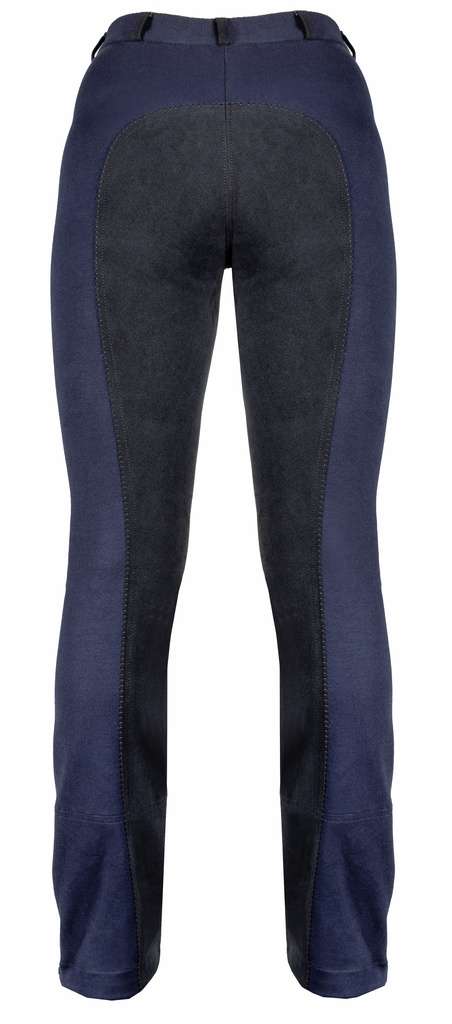 Birgit Jodphur Fuldskind Ridebukser/ Islænder Ridebukser - Black/Navy-USG