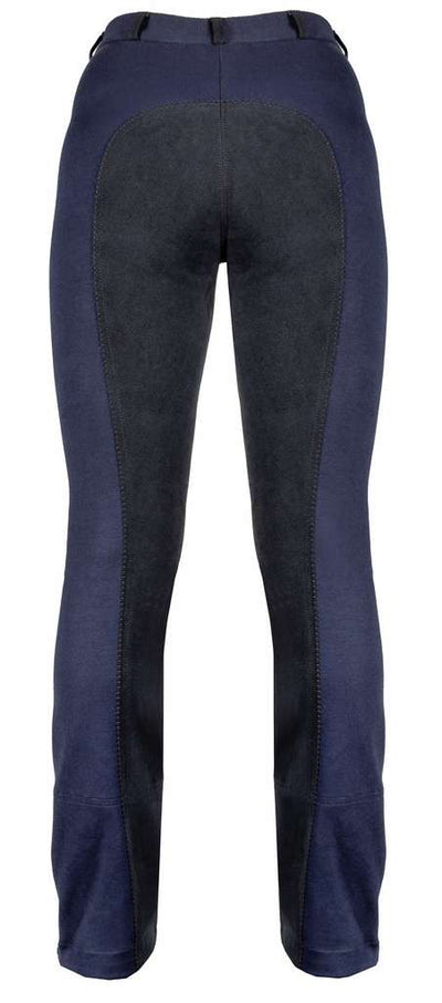 Birgit Jodphur Fuldskind Ridebukser/ Islænder Ridebukser - Black/Navy-USG