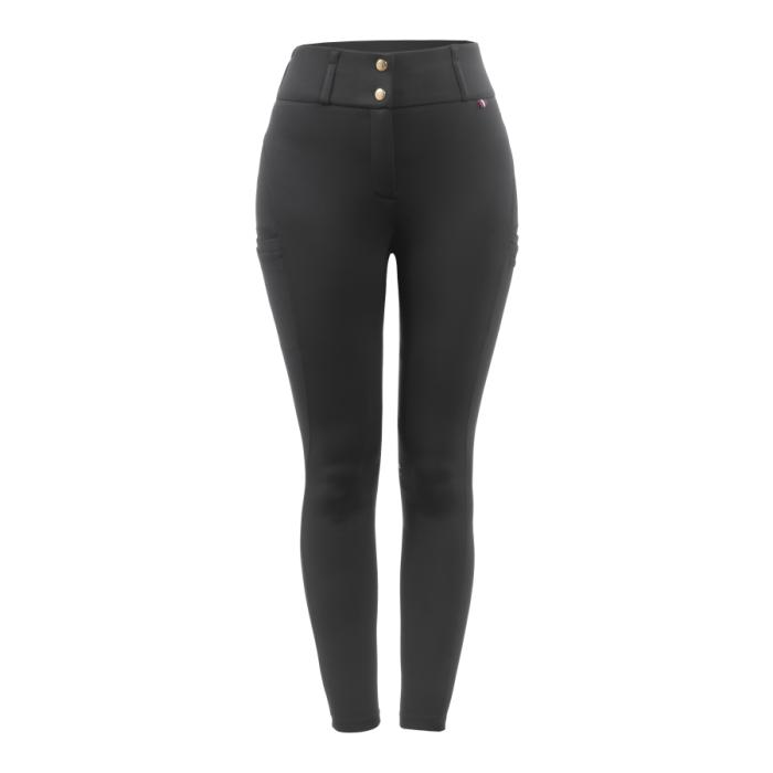 Christina Fuldgrip Ridebukser Med Mobillomme - Black-Cavallo