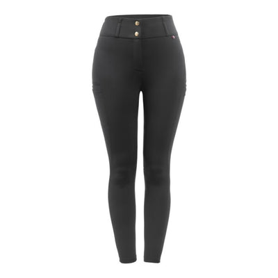 Christina Fuldgrip Ridebukser Med Mobillomme - Black-Cavallo