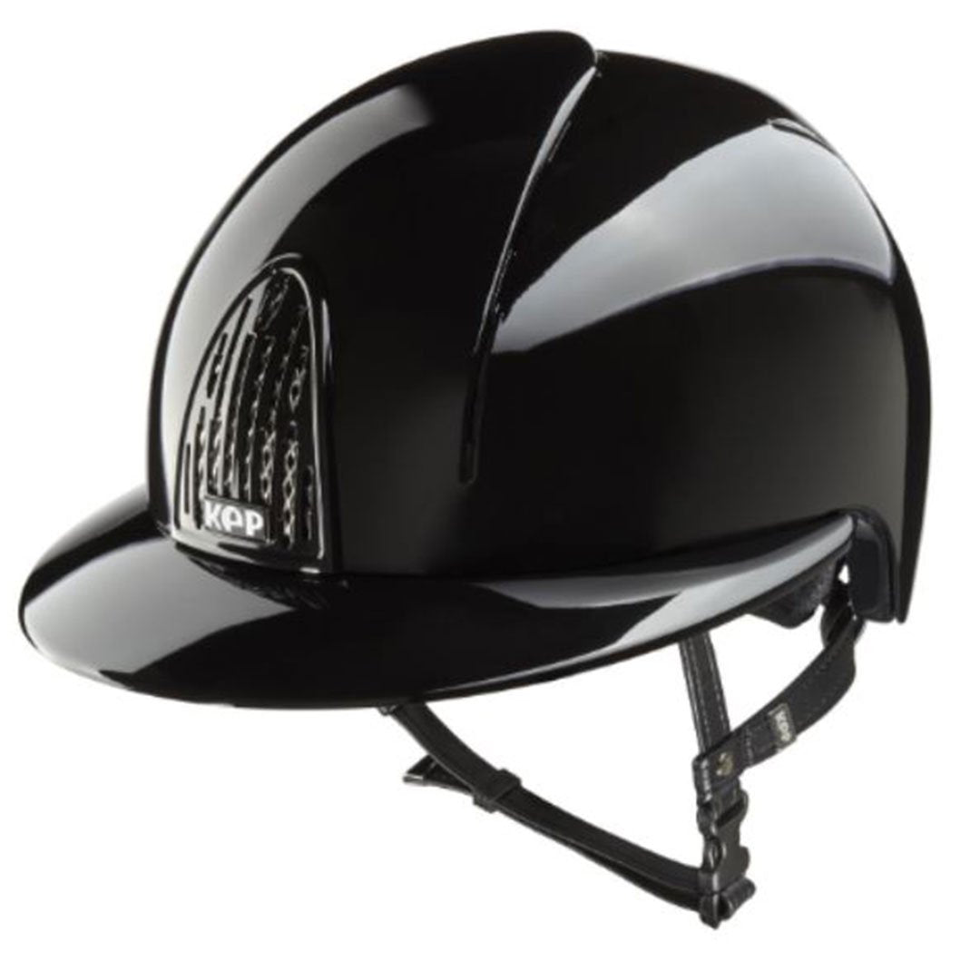 KEP Smart Polish Bred Skygge Ridehjelm - Black-KEP