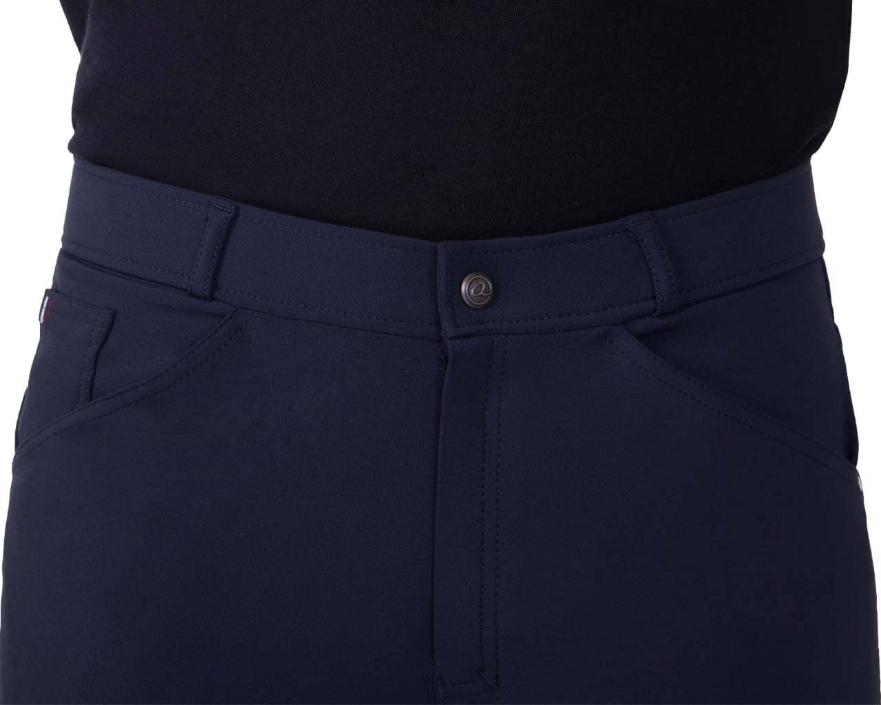 Novan Knægrip Ridebukser - Navy-QHP