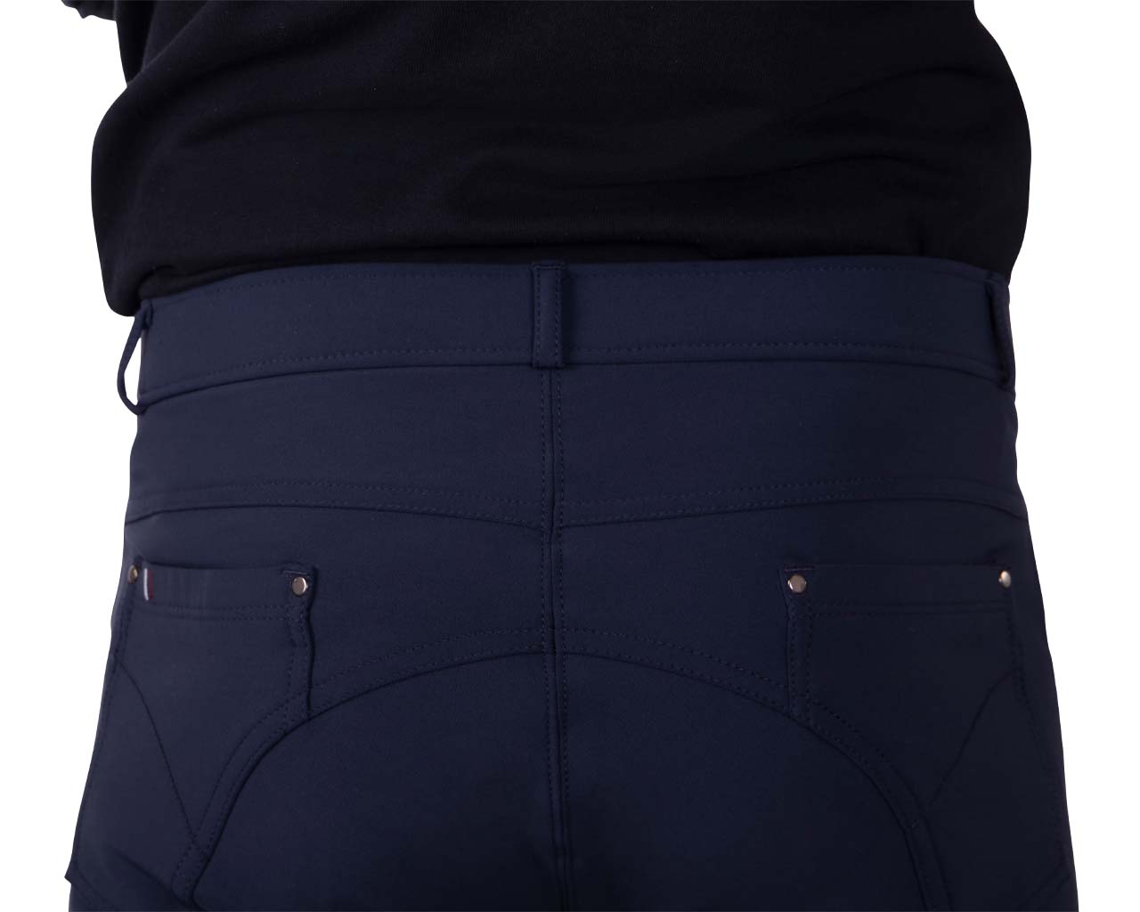 Novan Knægrip Ridebukser - Navy-QHP