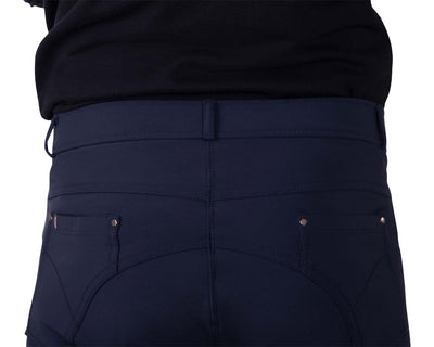 Novan Knægrip Ridebukser - Navy-QHP
