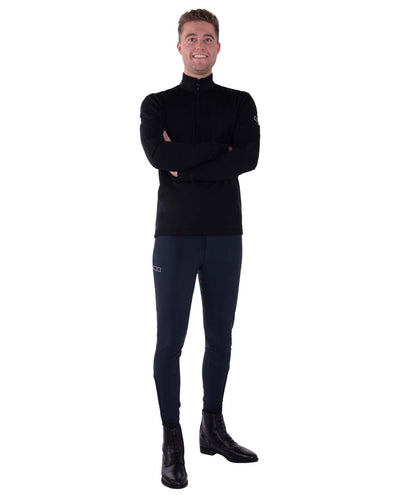 Novan Knægrip Ridebukser - Navy-QHP