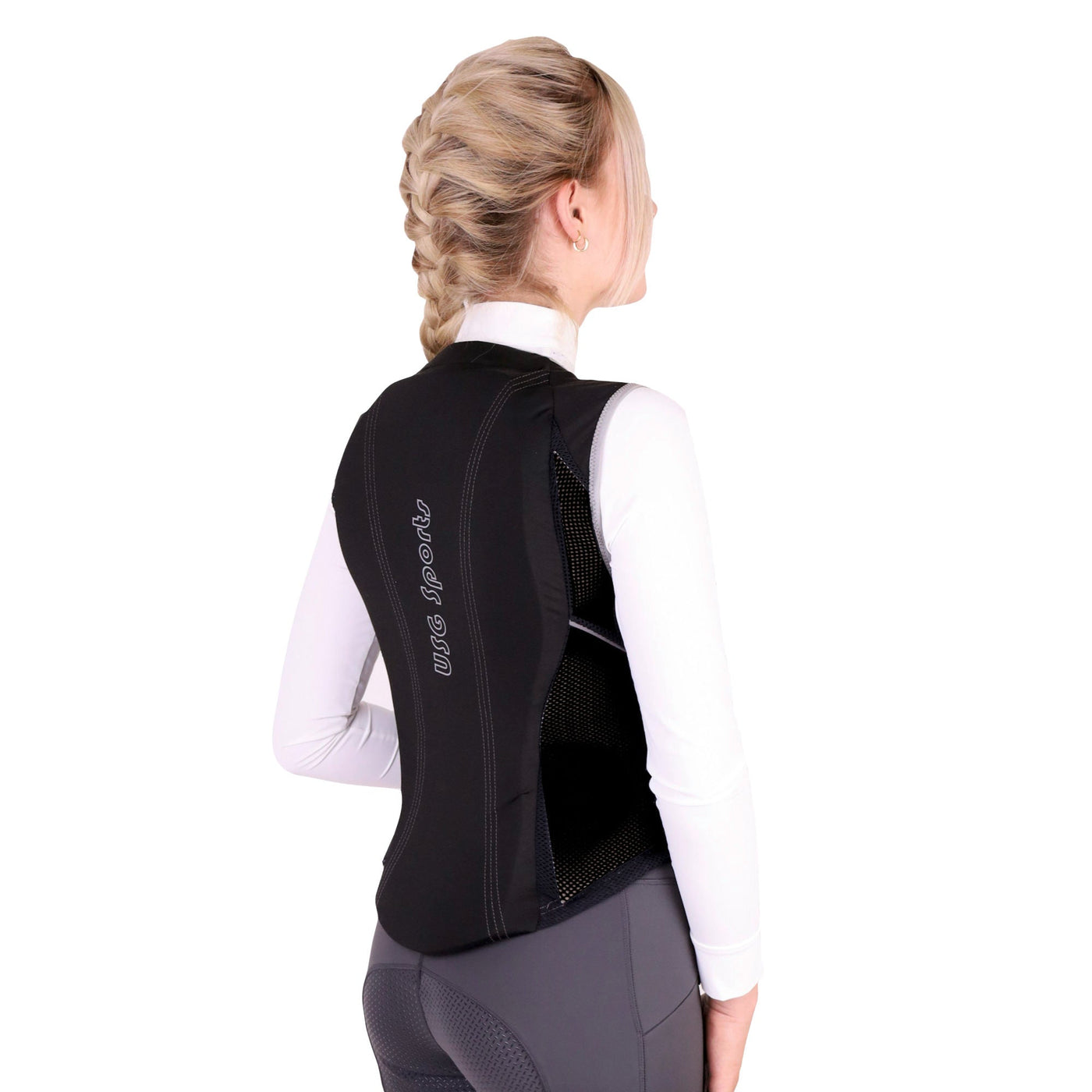 Precto Quick Fit Sikkerhedsvest - Black/Grey-USG