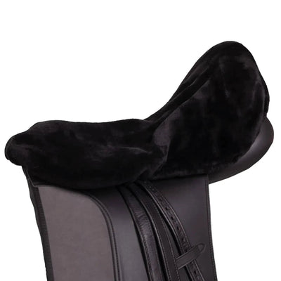 Sadel Seat Cover - Black / Fur-QHP