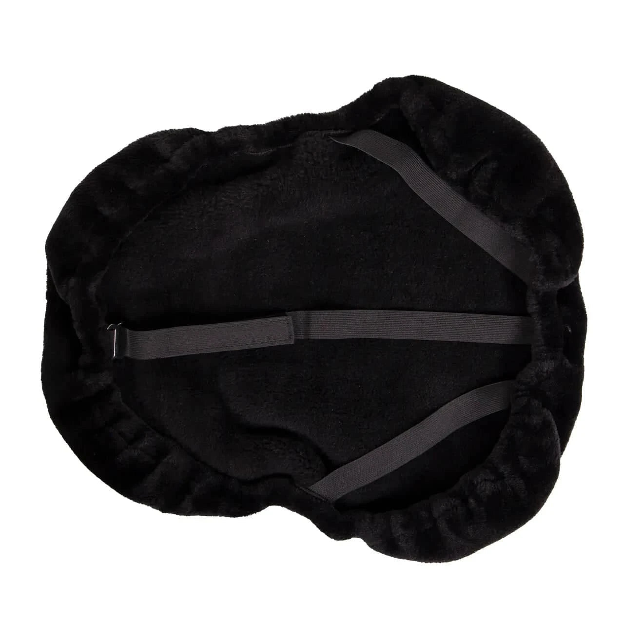 Sadel Seat Cover - Black / Fur-QHP