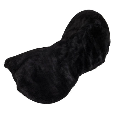 Sadel Seat Cover - Black / Fur-QHP