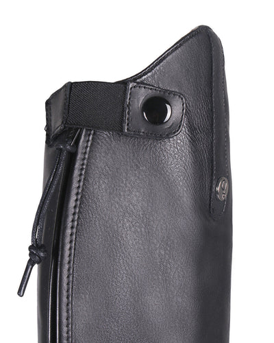 Birgit Wide Ridestøvler - Black-QHP