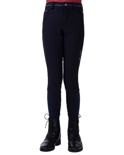 Carrie Junior Full Grip Ridebukser - Navy-QHP