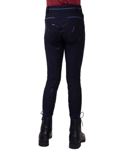 Carrie Junior Full Grip Ridebukser - Navy-QHP