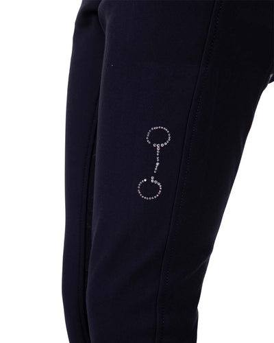 Carrie Junior Full Grip Ridebukser - Navy-QHP