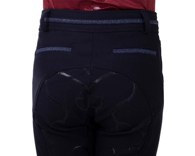Carrie Junior Full Grip Ridebukser - Navy-QHP