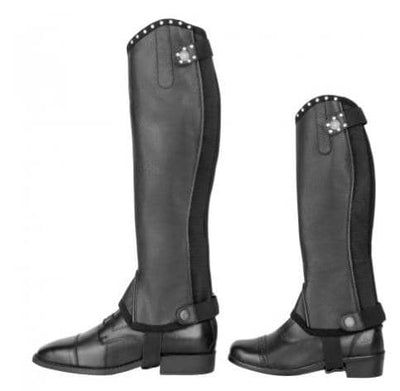 Modena Mini Læder Leggins - Black-USG