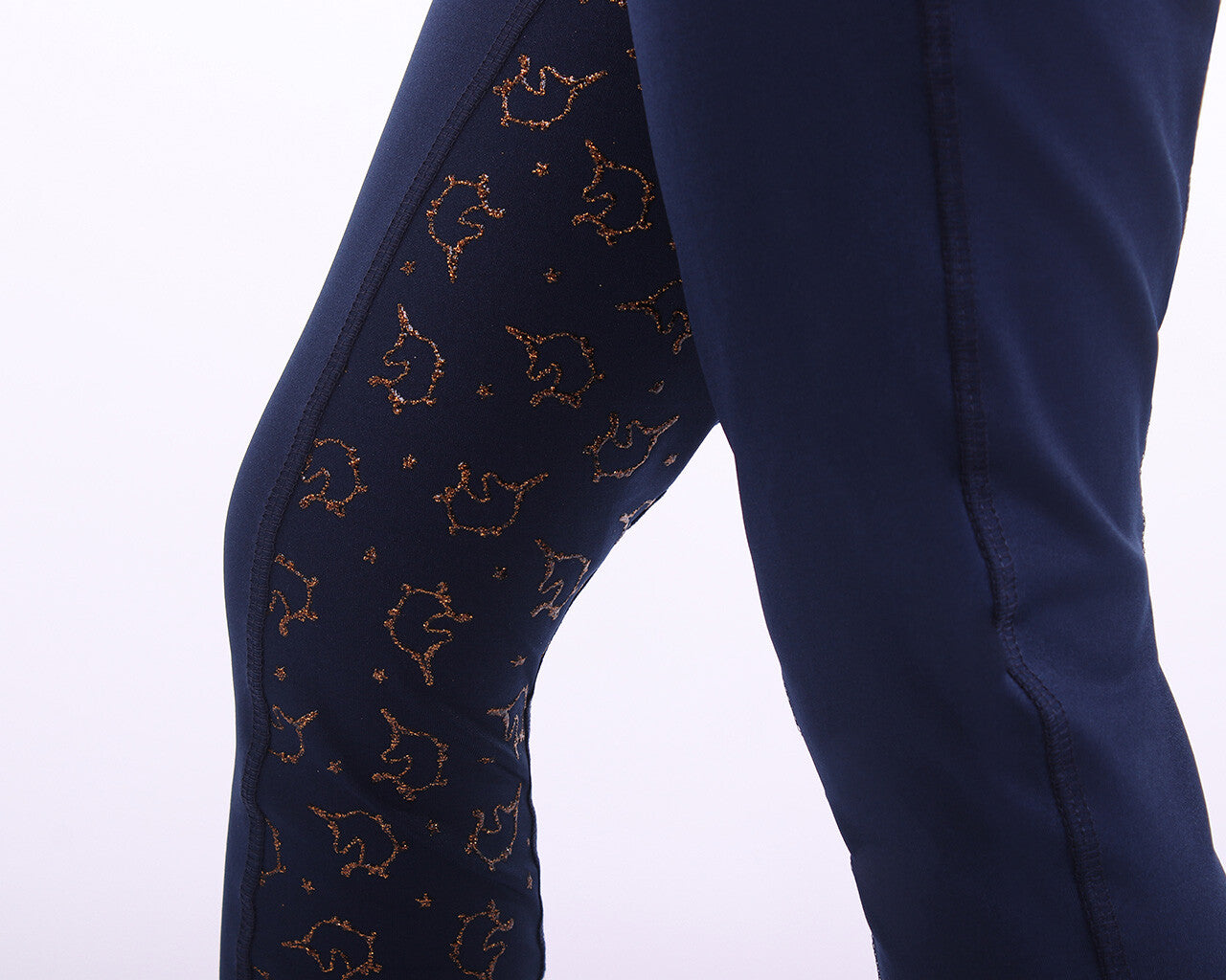 Rosa Junior Ridetights - Navy-QHP