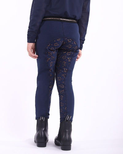 Rosa Junior Ridetights - Navy-QHP
